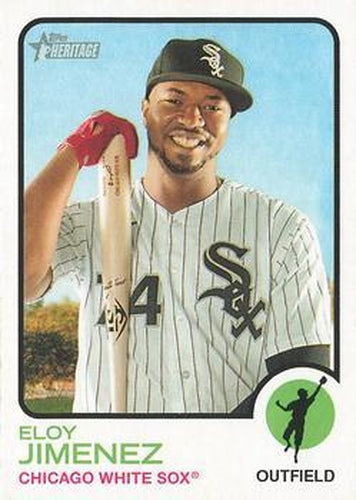 #179 Eloy Jimenez - Chicago White Sox - 2022 Topps Heritage Baseball