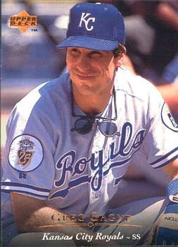 #179 Greg Gagne - Kansas City Royals - 1995 Upper Deck Baseball