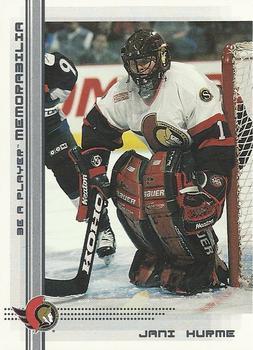 #179 Jani Hurme - Ottawa Senators - 2000-01 Be a Player Memorabilia Hockey