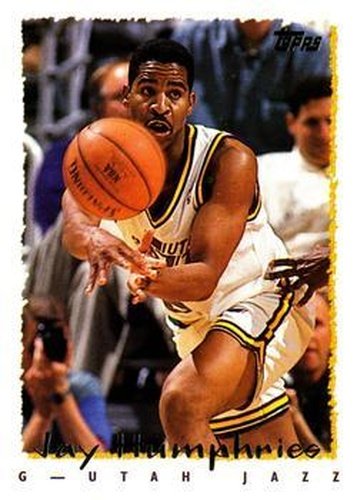 #179 Jay Humphries - Utah Jazz - 1994-95 Topps Basketball