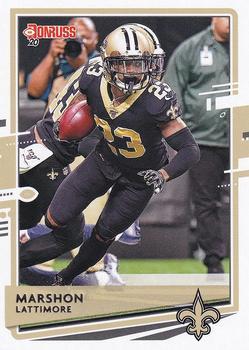 #179 Marshon Lattimore - New Orleans Saints - 2020 Donruss Football