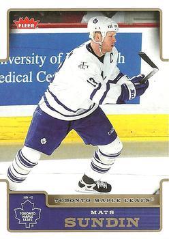 #179 Mats Sundin - Toronto Maple Leafs - 2006-07 Fleer Hockey