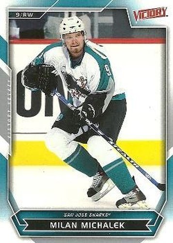 #179 Milan Michalek - San Jose Sharks - 2007-08 Upper Deck Victory Hockey