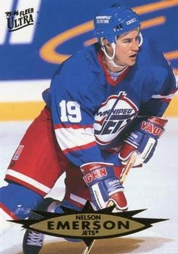 #179 Nelson Emerson - Winnipeg Jets - 1995-96 Ultra Hockey