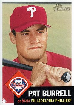 #179 Pat Burrell - Philadelphia Phillies - 2002 Topps Heritage Baseball