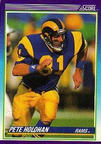 #179 Pete Holohan - Los Angeles Rams - 1990 Score Football