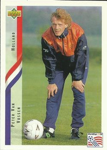 #179 Peter Van Vossen - Netherlands - 1994 Upper Deck World Cup Contenders English/Spanish Soccer