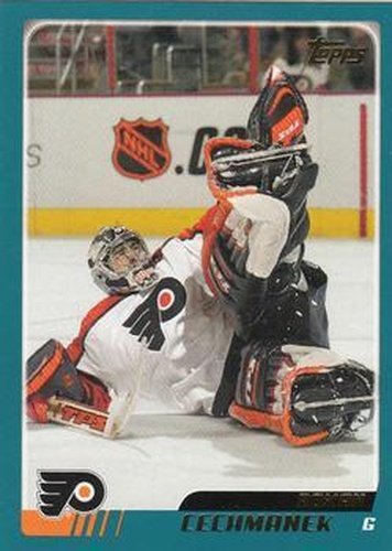 #179 Roman Cechmanek - Philadelphia Flyers - 2003-04 Topps Hockey