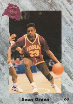 #179 Sean Green - Indiana Pacers - 1991 Classic Four Sport