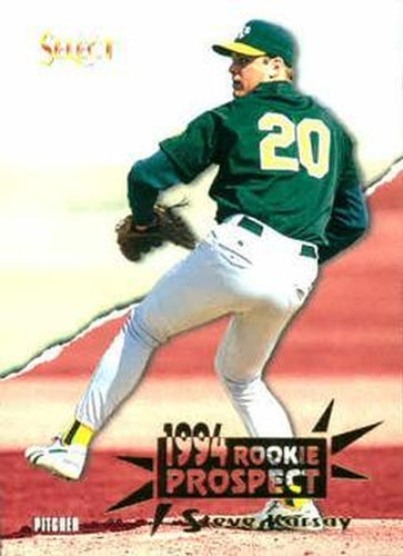 #179 Steve Karsay - Oakland Athletics - 1994 Select Baseball