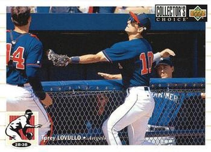 #179 Torey Lovullo - California Angels - 1994 Collector's Choice Baseball