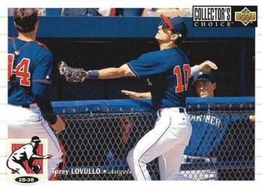 #179 Torey Lovullo - California Angels - 1994 Collector's Choice Baseball