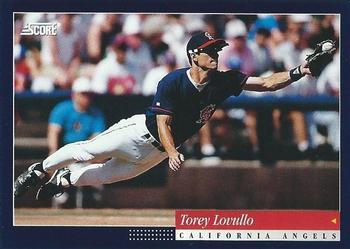 #179 Torey Lovullo - California Angels -1994 Score Baseball
