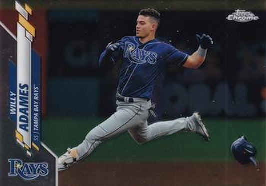 #179 Willy Adames - Tampa Bay Rays - 2020 Topps Chrome Baseball