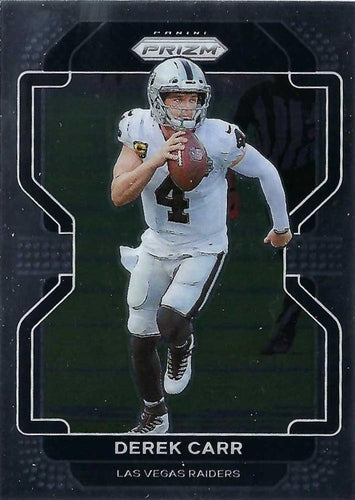 #179 Derek Carr - Las Vegas Raiders - 2021 Panini Prizm Football
