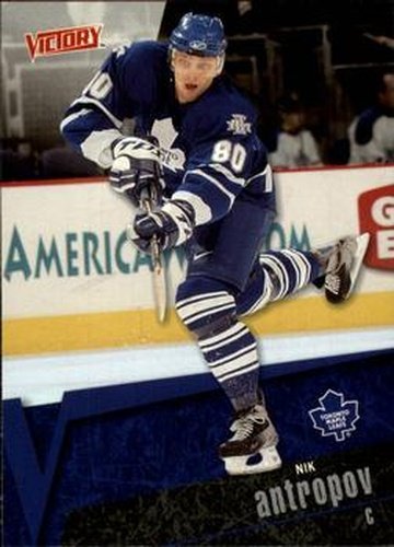 #179 Nik Antropov - Toronto Maple Leafs - 2003-04 Upper Deck Victory Hockey