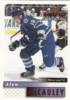 #179 Alyn McCauley - Toronto Maple Leafs - 1999-00 Upper Deck MVP Stanley Cup Edition Hockey