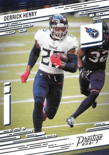 #179 Derrick Henry - Tennessee Titans - 2021 Panini Prestige Football