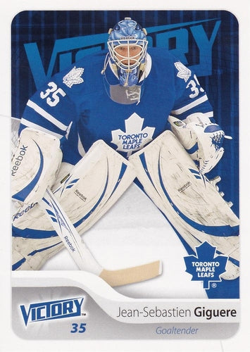 #179 Jean-Sebastien Giguere - Toronto Maple Leafs - 2011-12 Upper Deck Victory Hockey
