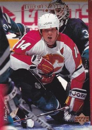 #179 Theoren Fleury - Calgary Flames - 1995-96 Upper Deck Hockey