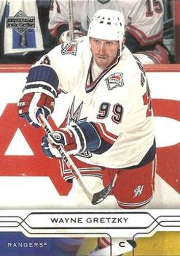 #179 Wayne Gretzky - New York Rangers - 2004-05 Upper Deck Hockey