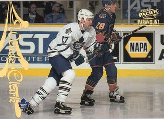 #179 Wendel Clark - Toronto Maple Leafs - 1997-98 Pacific Paramount Hockey