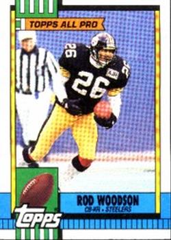 #179 Rod Woodson - Pittsburgh Steelers - 1990 Topps Football
