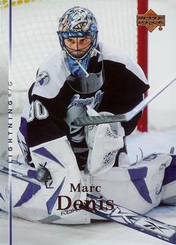 #179 Marc Denis - Tampa Bay Lightning - 2007-08 Upper Deck Hockey