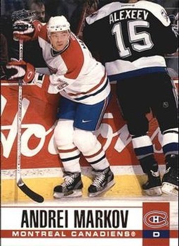#179 Andrei Markov - Montreal Canadiens - 2003-04 Pacific Hockey