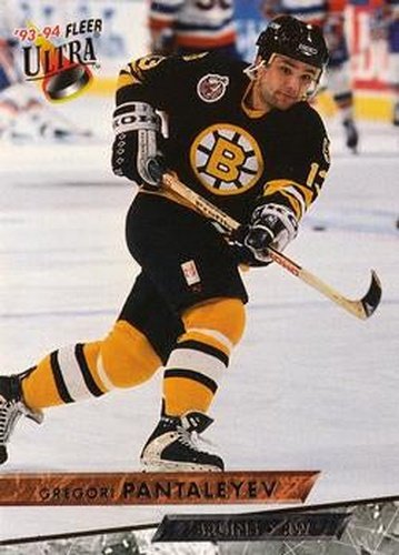 #179 Grigori Panteleev - Boston Bruins - 1993-94 Ultra Hockey