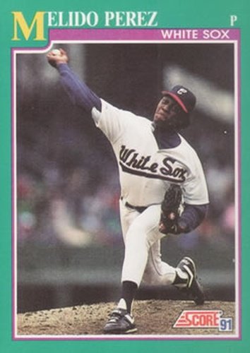 #179 Melido Perez - Chicago White Sox - 1991 Score Baseball