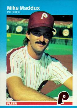#179 Mike Maddux - Philadelphia Phillies - 1987 Fleer Baseball