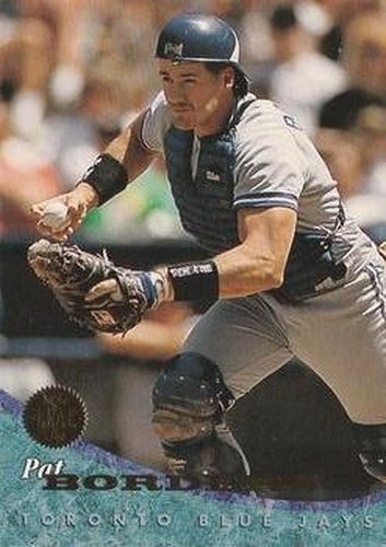 #179 Pat Borders - Toronto Blue Jays - 1994 Leaf Baseball