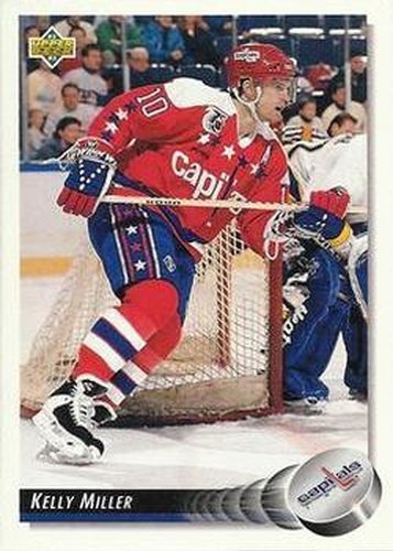 #179 Kelly Miller - Washington Capitals - 1992-93 Upper Deck Hockey