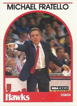 #179 Mike Fratello - Atlanta Hawks - 1989-90 Hoops Basketball