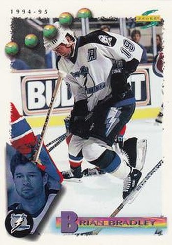 #179 Brian Bradley - Tampa Bay Lightning - 1994-95 Score Hockey