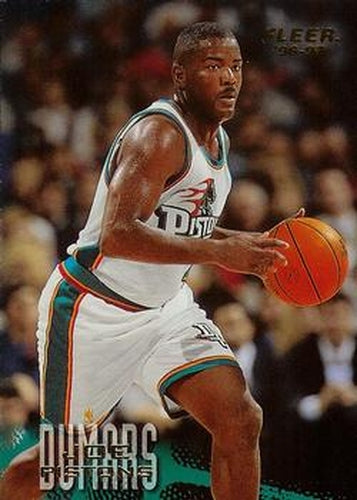 #179 Joe Dumars - Detroit Pistons - 1996-97 Fleer Basketball