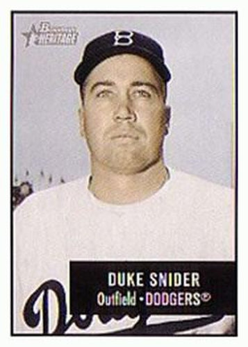 #179a Duke Snider - Brooklyn Dodgers - 2003 Bowman Heritage Baseball