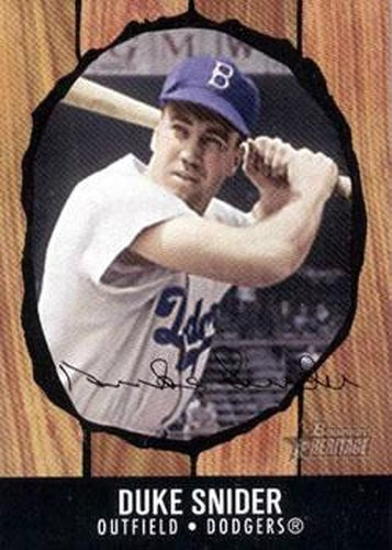 #179c Duke Snider - Brooklyn Dodgers - 2003 Bowman Heritage Baseball