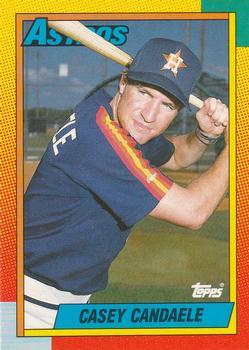 #17T Casey Candaele - Houston Astros - 1990 Topps Traded Baseball