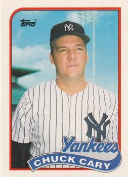 #17T Chuck Cary - New York Yankees - 1989 Topps Traded Baseball