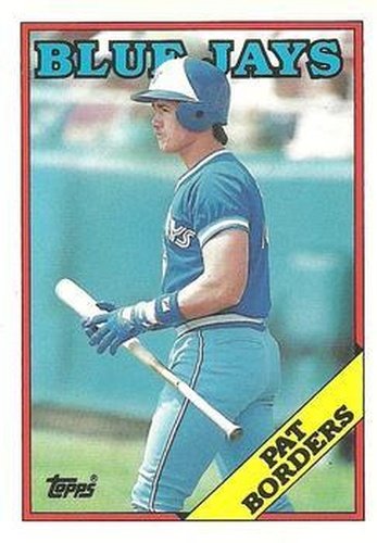 #17T Pat Borders - Toronto Blue Jays - 1988 Topps Traded Baseball