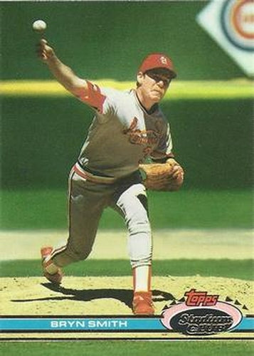 #17 Bryn Smith - St. Louis Cardinals - 1991 Stadium Club Baseball