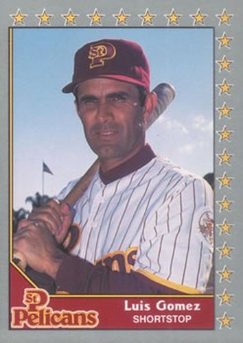 #17 Luis Gomez - St. Petersburg Pelicans - 1990 Pacific Senior League Baseball