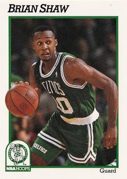 #17 Brian Shaw - Boston Celtics - 1991-92 Hoops Basketball