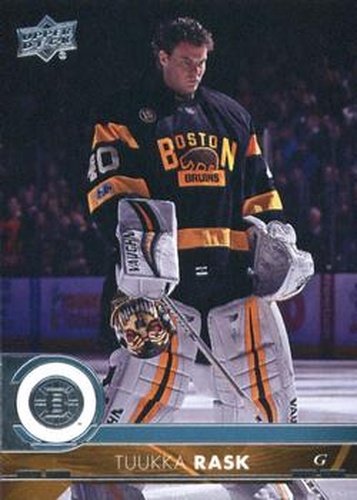 #17 Tuukka Rask - Boston Bruins - 2017-18 Upper Deck Hockey