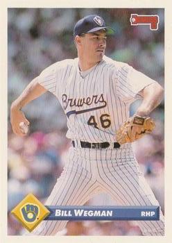 #17 Bill Wegman - Milwaukee Brewers - 1993 Donruss Baseball