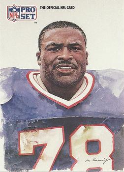 #417 Bruce Smith - Buffalo Bills - 1991 Pro Set Football