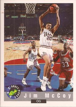 #17 Jim McCoy - UMass Minutemen - 1992 Classic Draft Basketball