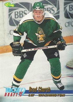 #17 Brad Church - Washington Capitals - 1995 Classic Hockey